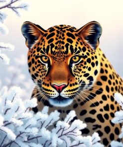 Frosted Fronds Paint Numbers