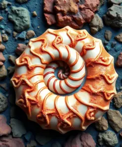 Lifelike Ocean Nautilus Shell Paint By Numbers