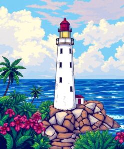 Tropical Waters Paint Numbers