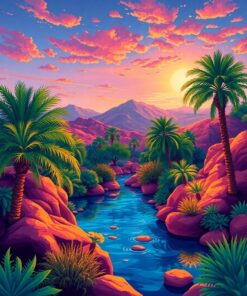 Tropical Spring Paint Numbers