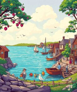 Vintage Scene Paint Numbers