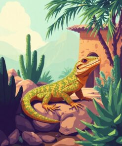 Vintage Oasis Paint Numbers