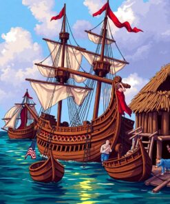 Spice Galleon Paint Numbers