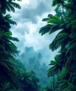 Rainforest Storm Paint Numbers