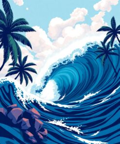 Wave Crest Paint Numbers