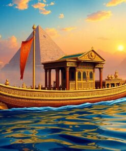 Gold Barge Paint Numbers