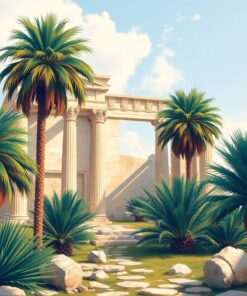 Among Palms Paint Numbers