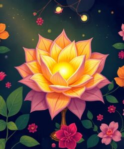 Lost Golden Grail Bloom Paint By Numbers