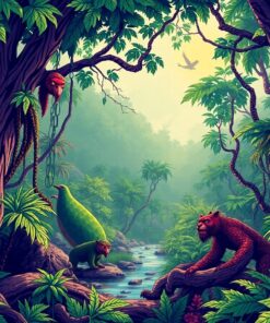 Jungle Expedition Paint Numbers