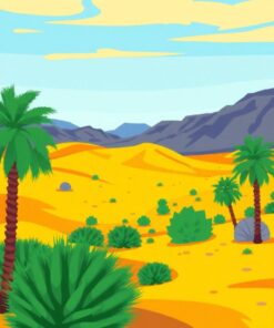 Desert Sanctuary Paint Numbers