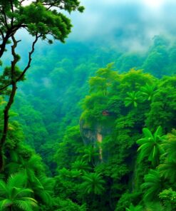 Rainforest Caldera Paint Numbers