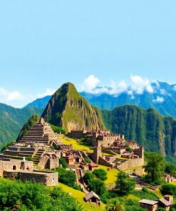 Mountain Ruins Paint Numbers