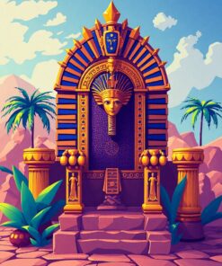 Pharaoh Throne Paint Numbers