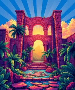 Plaza Rays Paint Numbers