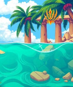 Sea God Paint Numbers