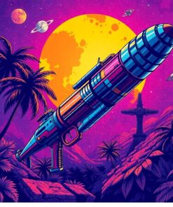 Space Weapon Paint Numbers