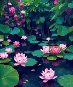 Water Garden Paint Numbers