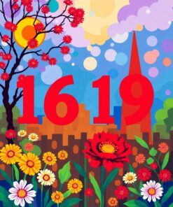 Water Ruins Paint Numbers