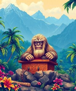 Yeti Treasure Paint Numbers