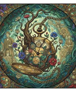 Lost Victorian Timepiece Paint By Numbers