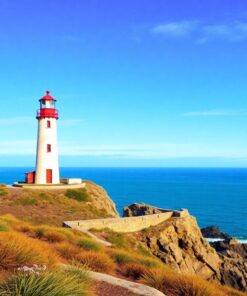 Seaside Beacon Paint Numbers