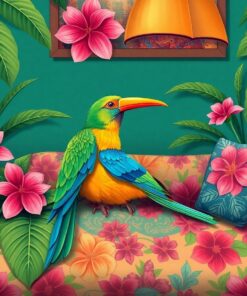 Vintage Bird Paint Numbers