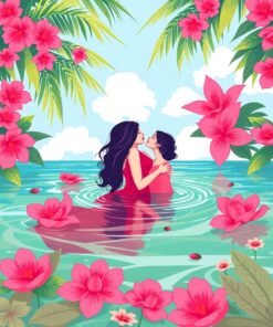 Tropical Lagoon Paint Numbers