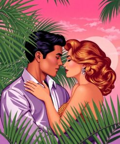 Palm Fronds Paint Numbers