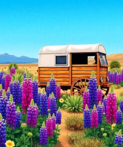 Retro Wagon Paint Numbers