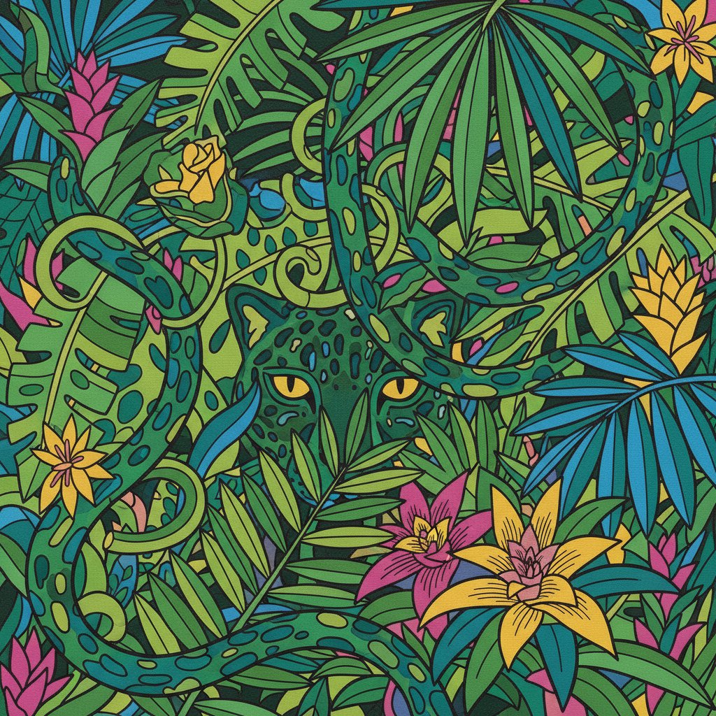 lurking-amidst-tropical-vines-paint-by-numbers-kit