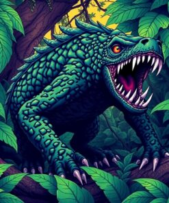 Jungle Beast Paint Numbers