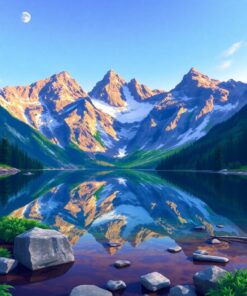 Reflection Pool Paint Numbers