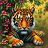 Lush Antique Tiger Retreat Paint By Numbers