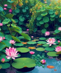 Water Garden Paint Numbers