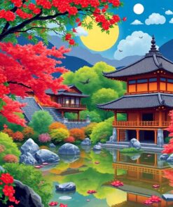 Lush Bushido Haven Paint By Numbers