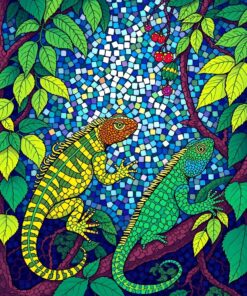 Canopy Lizards Paint Numbers