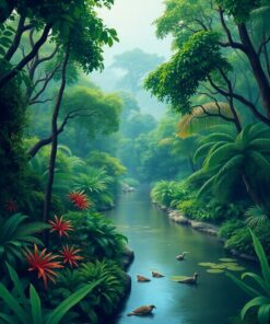 River Winding Paint Numbers