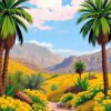 Gold Oasis Paint Numbers