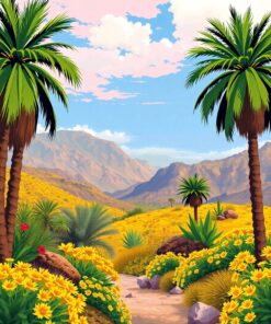 Gold Oasis Paint Numbers