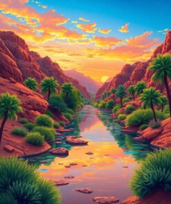 River Dawn Paint Numbers