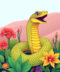 Serpent Flora Paint Numbers