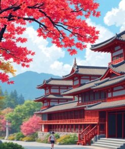 Summer Fortress Paint Numbers