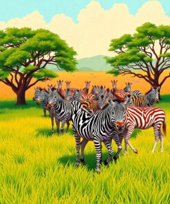 Equatorial Stampede Paint Numbers