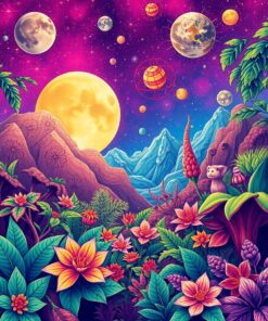 Extraterrestrial Botany Paint Numbers