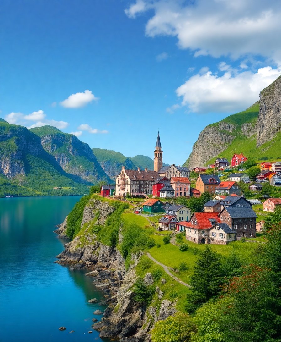 Cliff Village Paint Numbers Cliff Village Paint Numbers