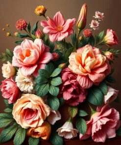 Realistic Mahogany Paint Numbers