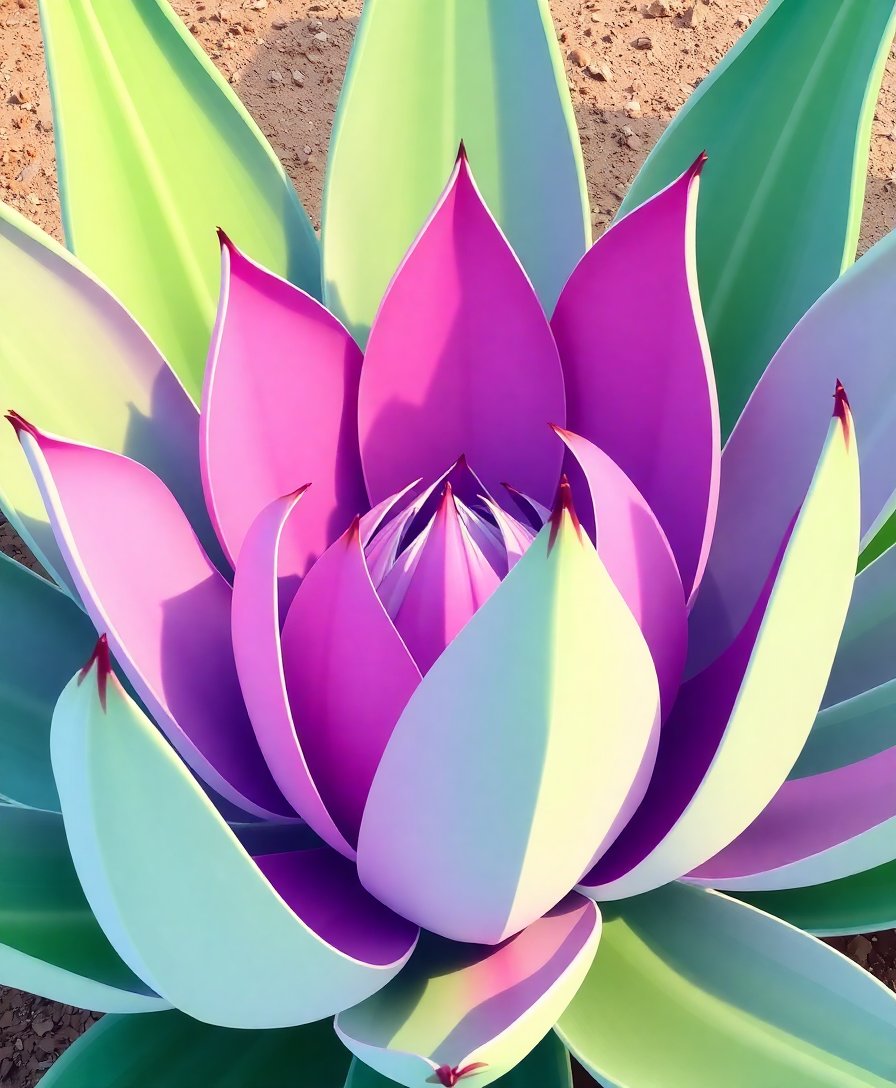 Agave Petals Paint Numbers Agave Petals Paint Numbers