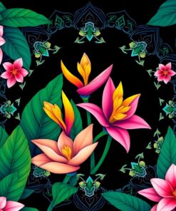 Night Mandala Paint Numbers