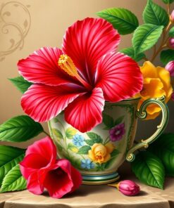 Antique Cup Paint Numbers