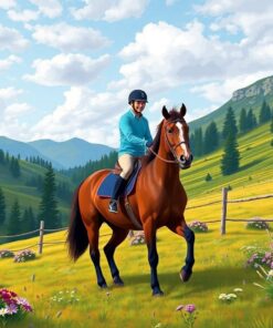 Equestrian Scene Paint Numbers